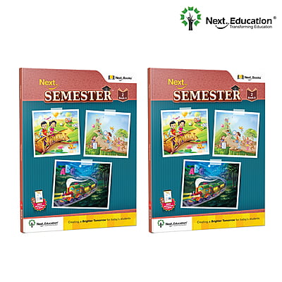 Next Semester class 2 /level 2 (Book A+B) combo of Maths + English + EVS Text book along with Workbook New Education Policy (NEP) Editionby Next Education |