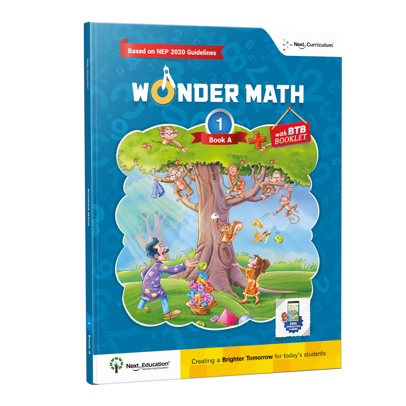 Buy Wonder Math TextBook for CBSE class 1 Book A New Education Policy ...