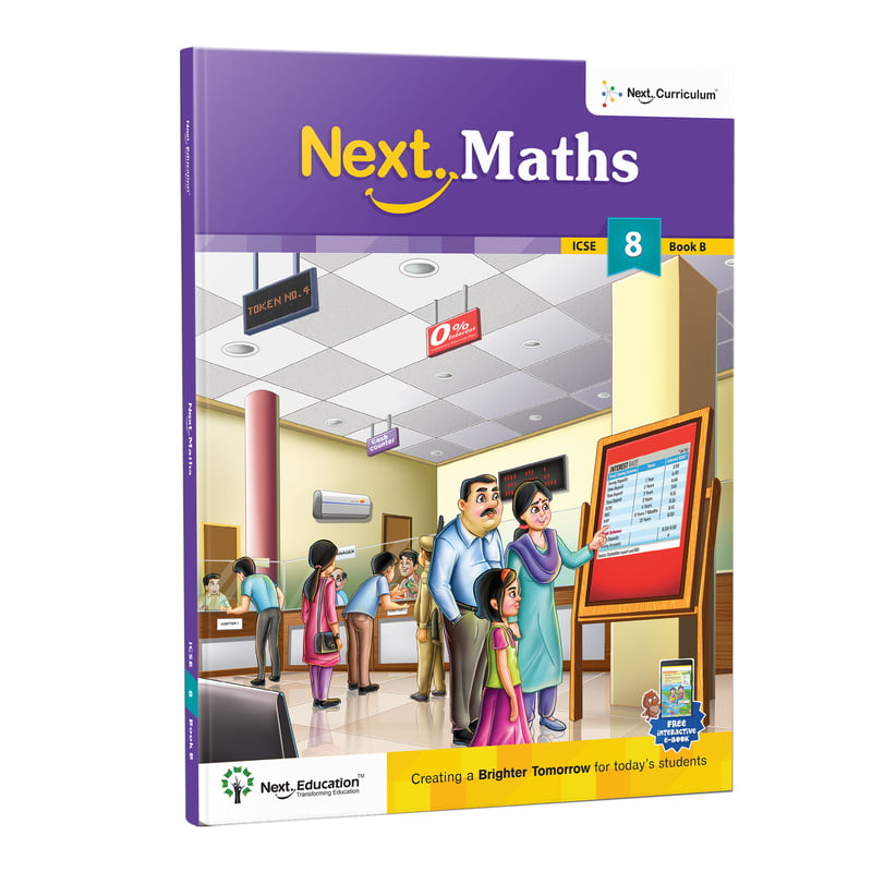 Next Maths ICSE book for 1st class / Level 1 Book B  - Secondary School