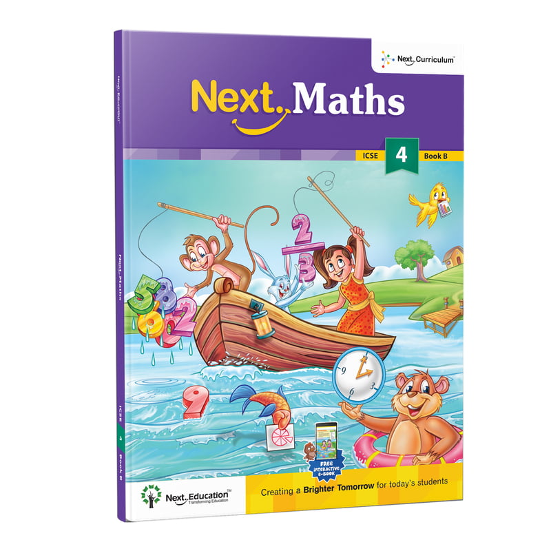 Next Maths  ICSE book for 4th class / Level 4 Book B - Secondary School