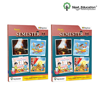 Next Semester class 5 /level 5 books combo of Maths + English + EVS Text book along with Workbook New Education Policy (NEP) Edition