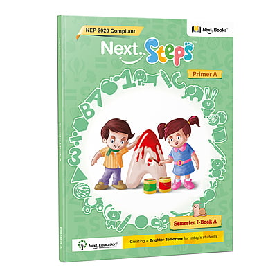 Next Steps Semester - Primer A - Set of 4 with Activity Book - NEP 2020 Compliant