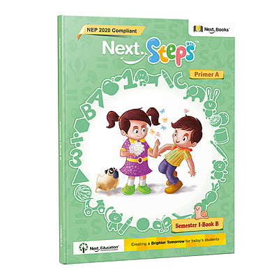 Next Steps Semester - Primer A - Set of 4 with Activity Book - NEP 2020 Compliant