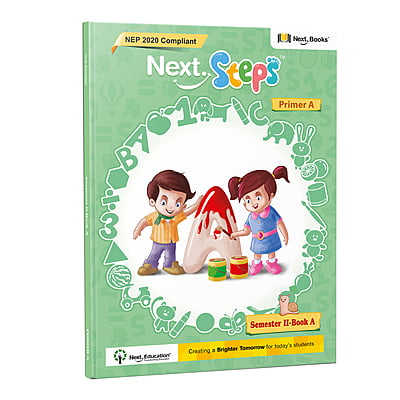 Next Steps Semester - Primer A - Set of 4 with Activity Book - NEP 2020 Compliant