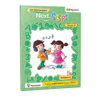 Next Steps - Primer A - Term 1 To 3 With Activity Book - Nep 2020 Compliant