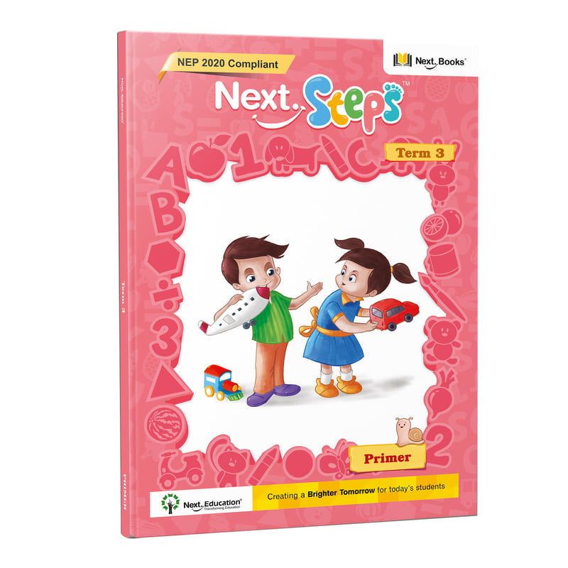 Next Steps - Primer - Term 3 Book NEP 2020 Edition by Next Education  | Term 3 book for Nursery