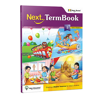 Next Term 2 Book combo Text book with Maths, English and EVS for class 5 / level 5 Book A