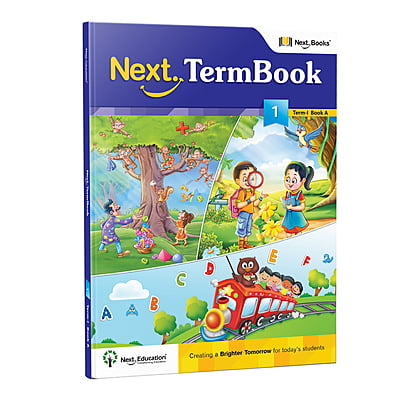 Next Term 1 Book combo Text book with Maths, English and EVS for class 1 / level 1 Book A