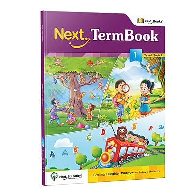 Next Term 2 Book combo Text book with Maths, English and EVS for class 1 / level 1 Book A