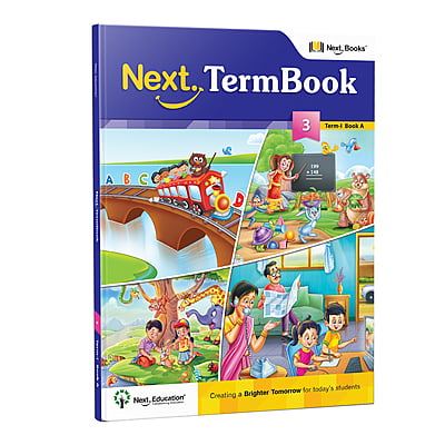 Next Term 1 Book combo Text book with Maths, English and EVS for class 3 / level 3 Book A