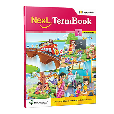 Next Term 3 Book combo Text book with Maths, English and EVS for class 3 / level 3 Book A