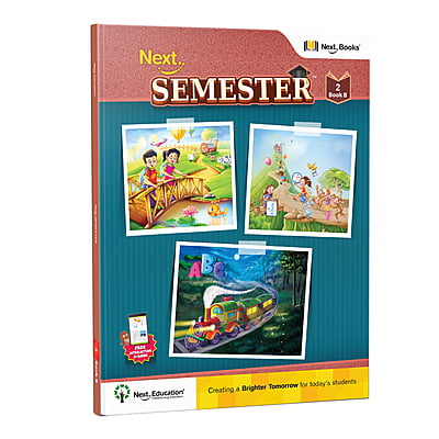 Next Semester class 2 combo CBSE Textbook Maths + English + Environmental science Book B