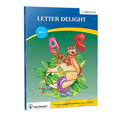 PP II Letter Delight by Next Education | Alphabets book for PP I|