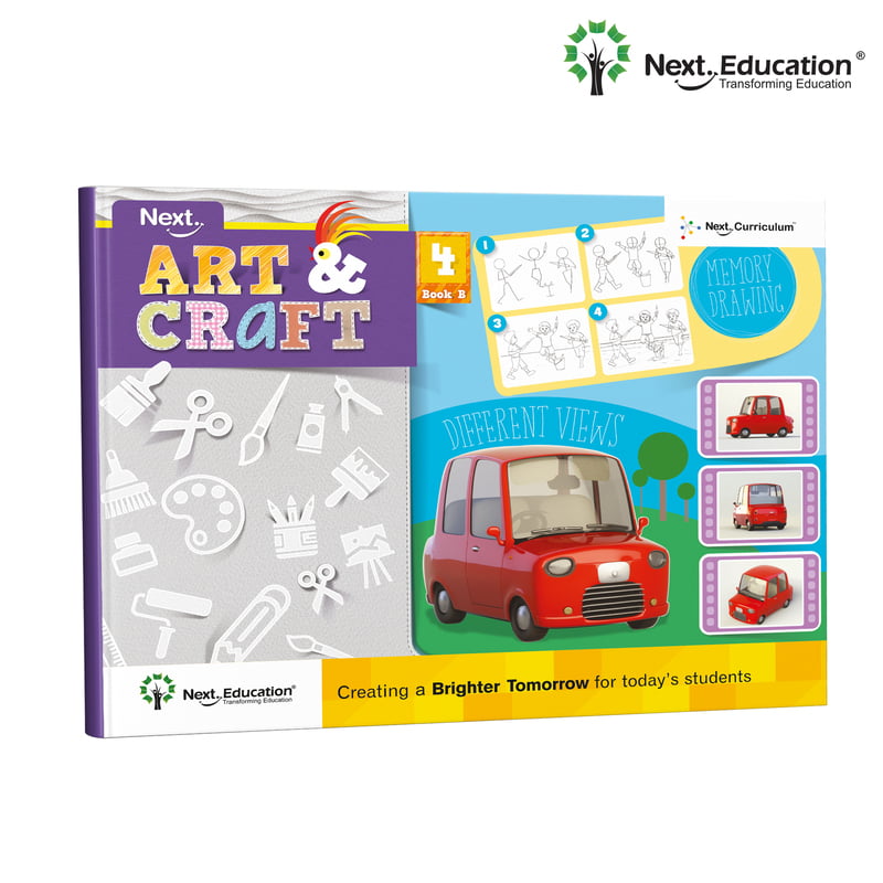 Next Art & Craft - Level 4 - Book B | Art And Craft Book for Class 4