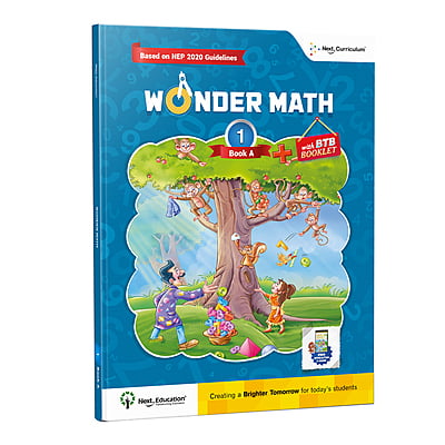 Wonder Math TextBook for - Secondary School CBSE 1st class / Level 1 Book A New Education Policy (NEP) Edition