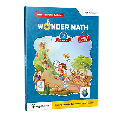 Wonder Math TextBook for - Secondary School CBSE 2nd class / Level 2 Book A New Education Policy (NEP) Edition