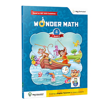 Wonder Math WorkBook for CBSE 4th class / Level 4 Book B New Education Policy (NEP) Edition - Secondary School