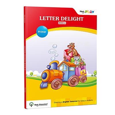 NextTots - Letter Delight - Primer - Book A | Letter delight book A for Nursery by Next Education