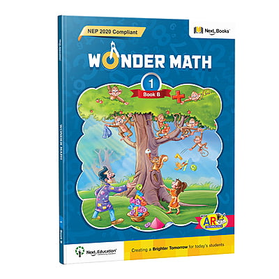 Wonder Maths Class 1 book B - NEP Edition  | CBSE Maths Textbook for Class 1 Book b by Next Educatio