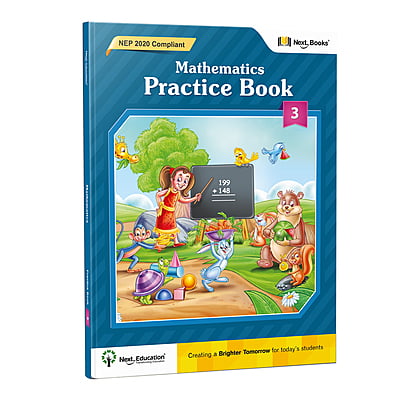 Next Term Book - Maths - Level 3 - Practice Book | CBSE Maths Term Book for class 3 by Next Education