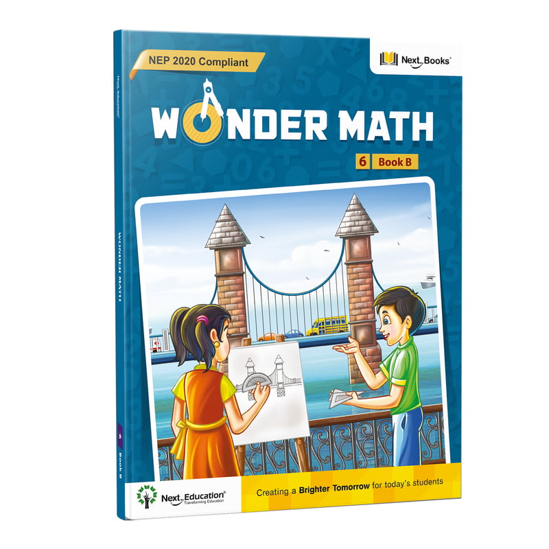 Wonder Math Level 6 Book B - NEP Edition | Next Education CBSE Math Book for Class 6