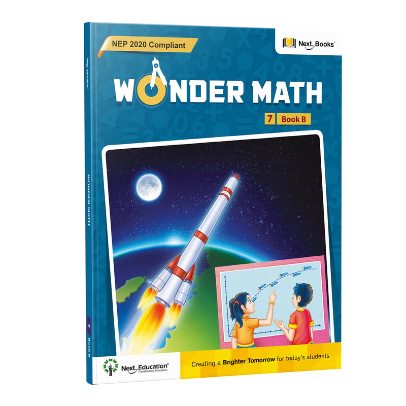 Wonder Math Level 7 Book B - NEP Edition | Next Education CBSE Math Book for Class 7