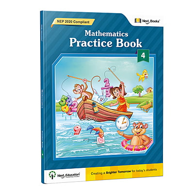 Next Term Book - Maths - Level 4 - Practice Book | CBSE Maths Term Book for class 4 by Next Education