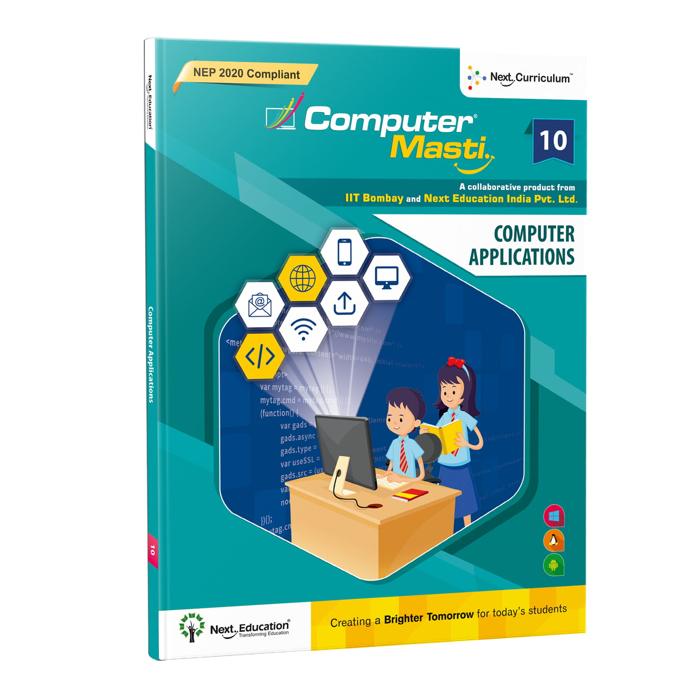Cass 10 Computer Applications Book - NCERT CBSE Syllabus,Computer Masti Level 10 Textbook - CA | Next Education Cass 10 Computer Applications Book - NCERT CBSE Syllabus,Computer Masti Level 10 Textbook - CA | Next Education