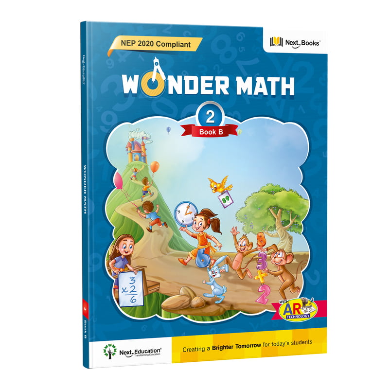 Wonder Maths Class 2 book B - NEP Edition  | CBSE Maths Textbook for Class 1 Book B by Next Education