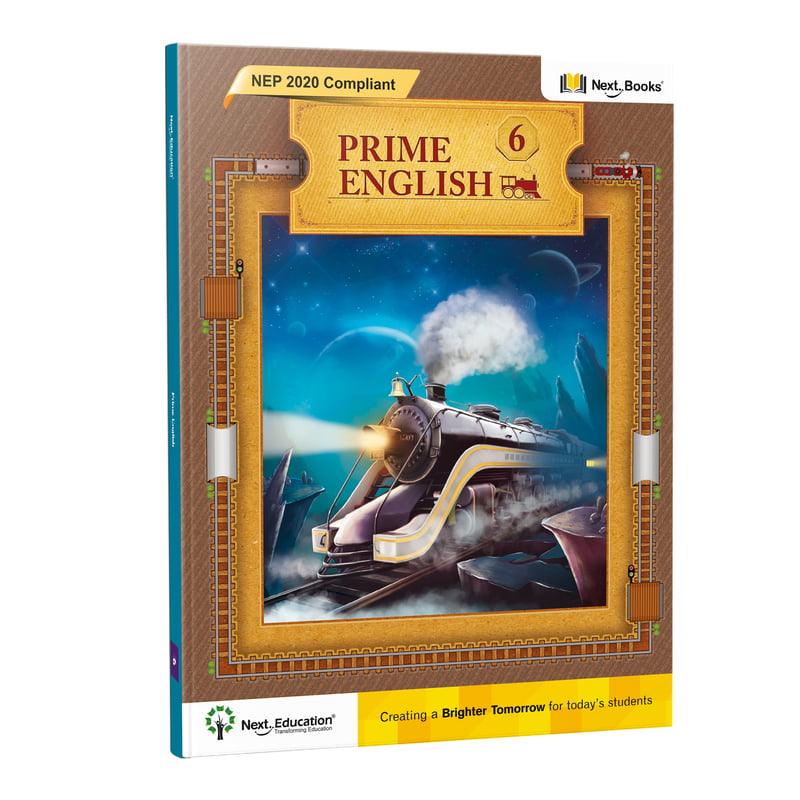 Prime English 6 - NEP Edition | Next Education CBSE Class 6 English Book (Grammar, Story, Language)