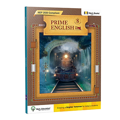 Prime English 8 - NEP Edition | Next Education CBSE Class 8 English Book (Grammar, Story, Language)