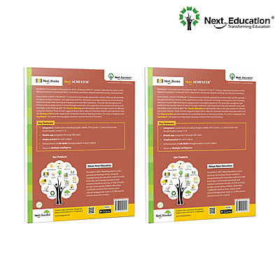 Next Semester class 2 /level 2 (Book A+B) combo of Maths + English + EVS Text book along with Workbook New Education Policy (NEP) Editionby Next Education |