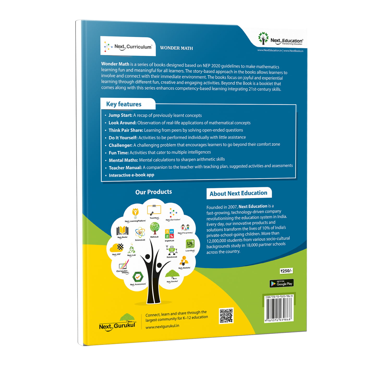 Wonder Math - Level 1 - Book A - NEP Edition Wonder Math - Level 1 - Book A - NEP Edition
