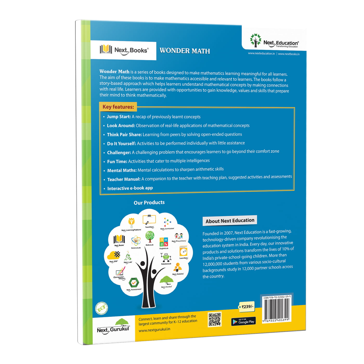 Wonder Math WorkBook for CBSE class 7 Book A Secondary school Wonder Math WorkBook for CBSE class 7 Book A Secondary school