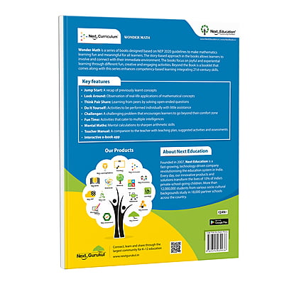Wonder Math WorkBook for - Secondary School CBSE 1st class / Level 1 Book B New Education Policy (NEP) Edition Wonder Math WorkBook for - Secondary School CBSE 1st class / Level 1 Book B New Education Policy (NEP) Edition