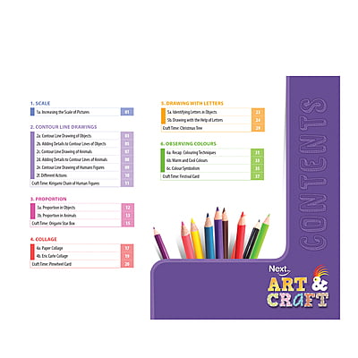 Art & Craft book for - Secondary School kids Class 3 / Level 3 (A + B)