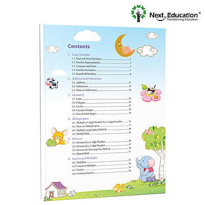 Next Maths CBSE Workbook for class 4 Book C - Secondary School