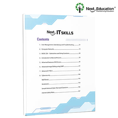 Next IT Skills Computer TextBook for CBSE Class 8 / Level 8 Secondary School