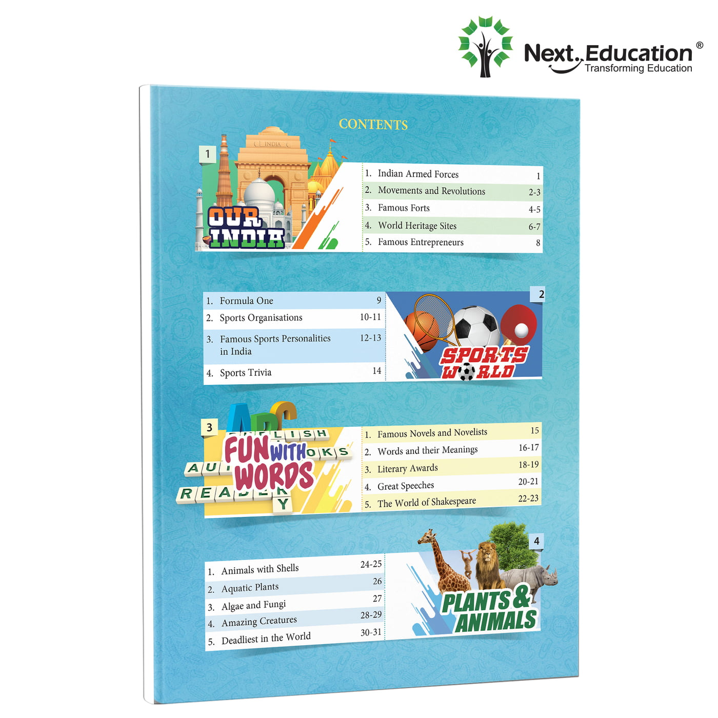 Buy Next General Knowledge TextBook for CBSE Level 8 / Class 8 ...