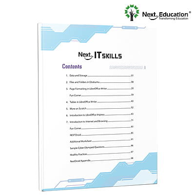 Next IT Skills Linux Computer Science Textbook for CBSE for - Secondary School Level 4 / Class 4