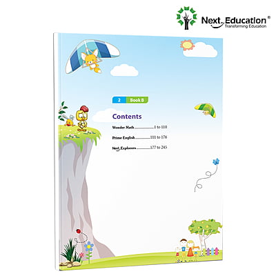 Next Semester class 2 combo CBSE Textbook Maths + English + Environmental science Book B