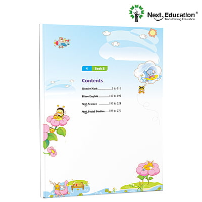 Next Semester class 4 combo CBSE Textbook Maths + English + Environmental science Book B