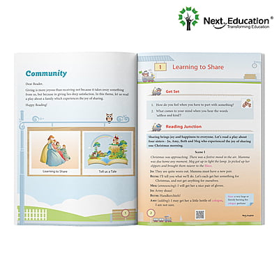 Next English  ICSE Textbook for - Secondary School 4th class / Level 4 Book A