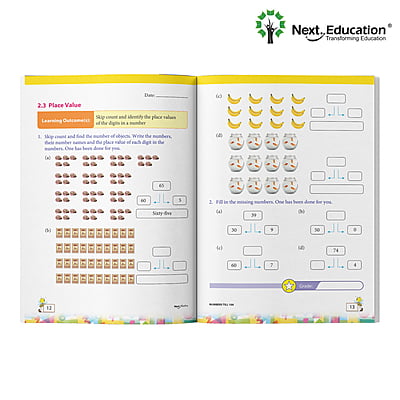 Next Maths - Secondary School CBSE Workbook for class 2 Book C