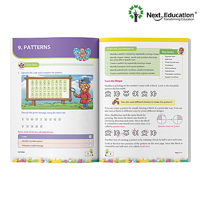 Next Term 3 Book combo Text book with Maths, English and EVS for class 5 / level 5 Book A