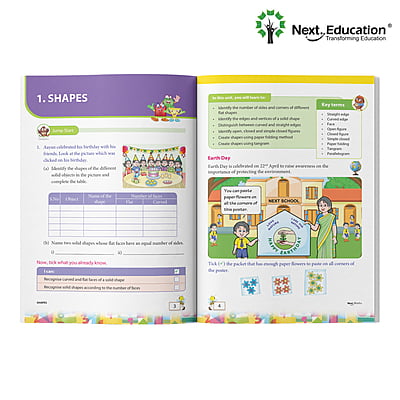 Next Term 1 Book combo Text book with Maths, English and EVS for class 3 / level 3 Book A