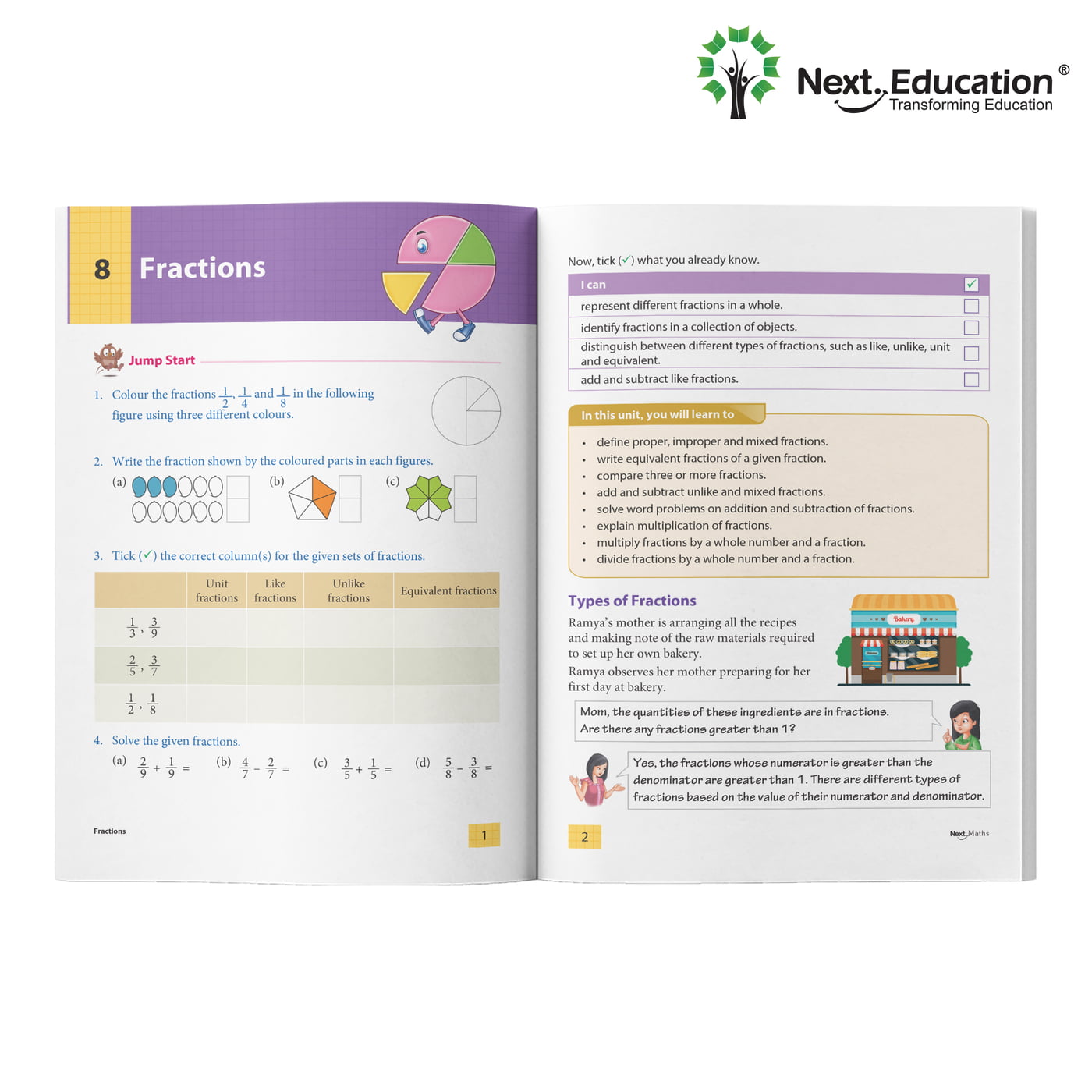 Next Maths - Secondary School ICSE book for 5th class / Level 5 Book B Next Maths - Secondary School ICSE book for 5th class / Level 5 Book B