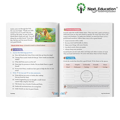 Next Value Education - Secondary School CBSE book for 1st class
