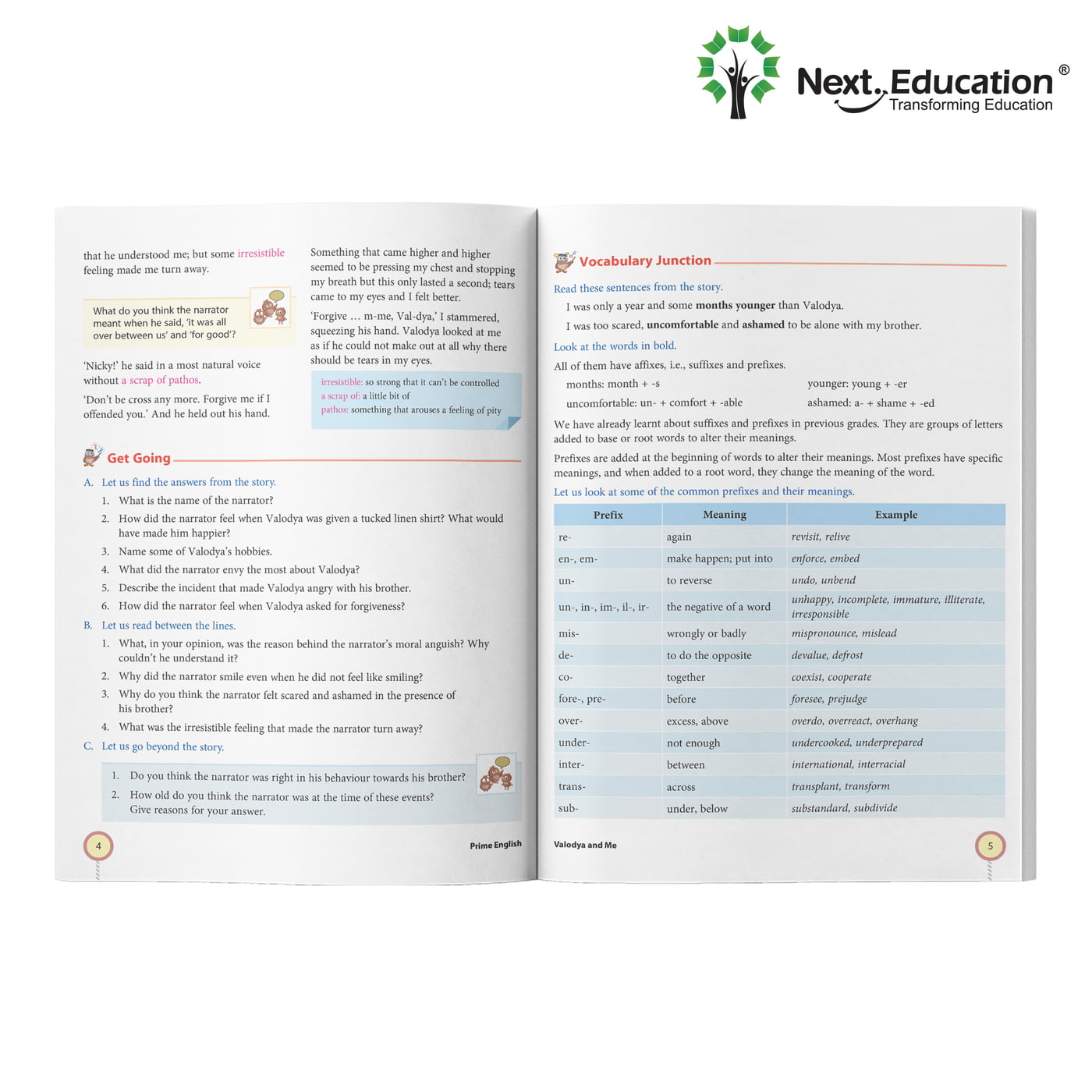 Buy Prime English Text book for CBSE Class 7 / Level 7 Next Education