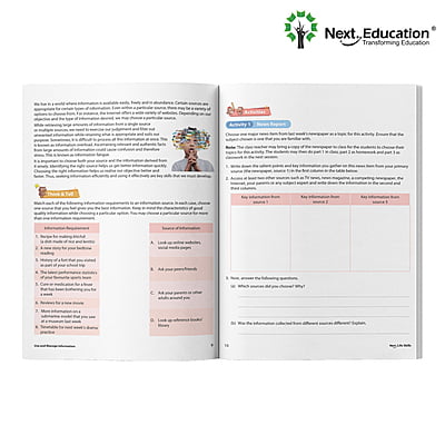 Next Life Skills Computer TextBook for CBSE Class 7 / Level 7 Secondary School